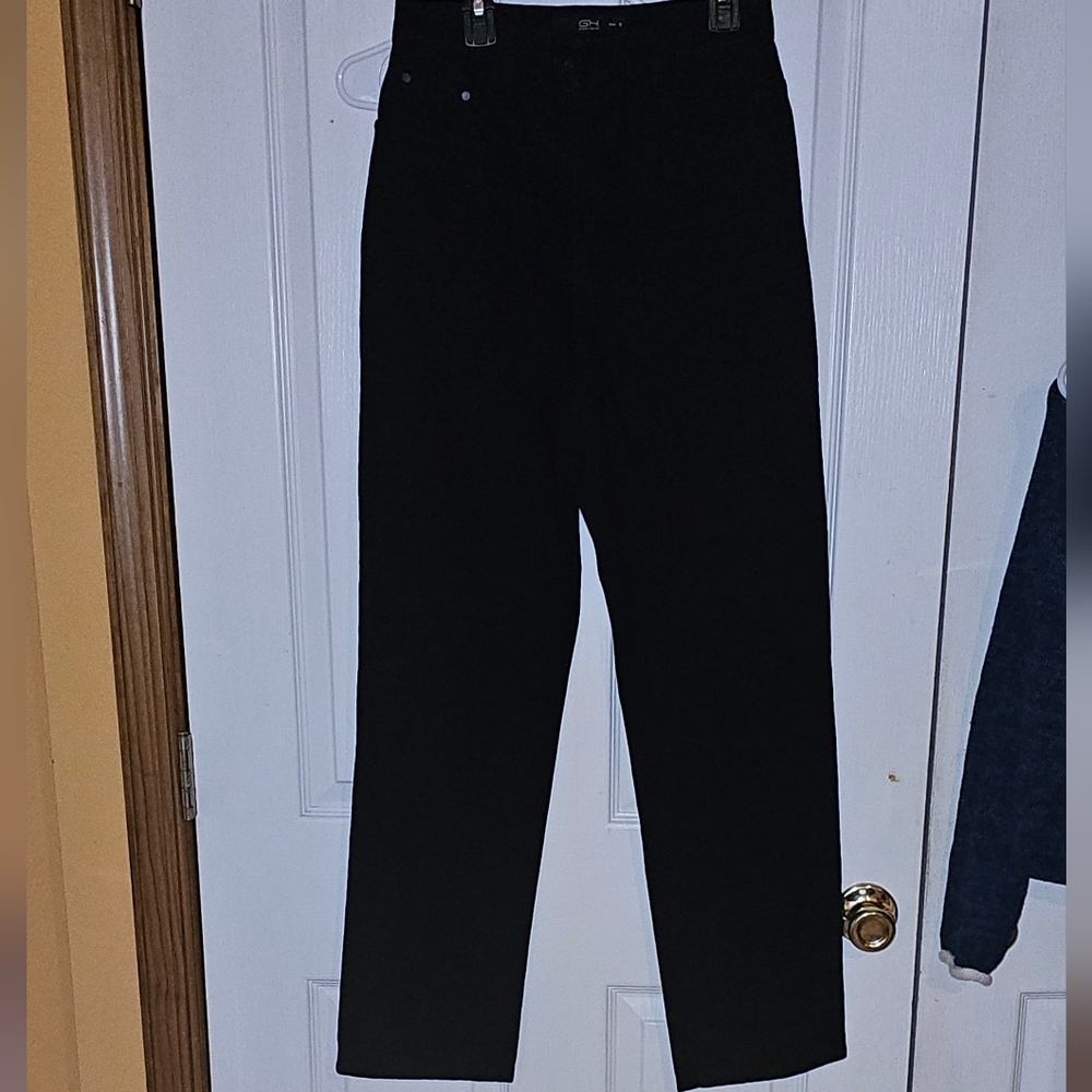 George hobeika straight leg black size 160/68A (medium) NWOT